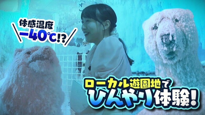 体感温度マイナス40℃！？“寒すぎる氷の館”に“爆速メリーゴーランド”…ローカル遊園地で暑さ乗り切る｜FNNプライムオンライン