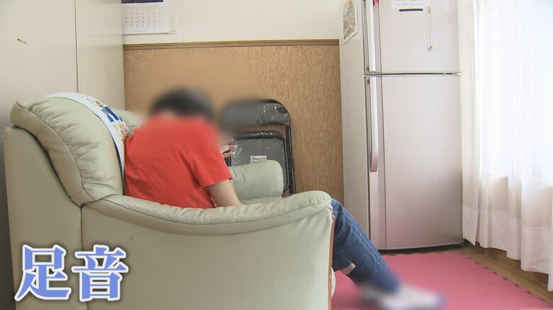 高ぶった感情が収まるのを待つ利用者