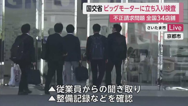 全国34店舗で一斉に立ち入り検査が行われた。（画像は京都市）