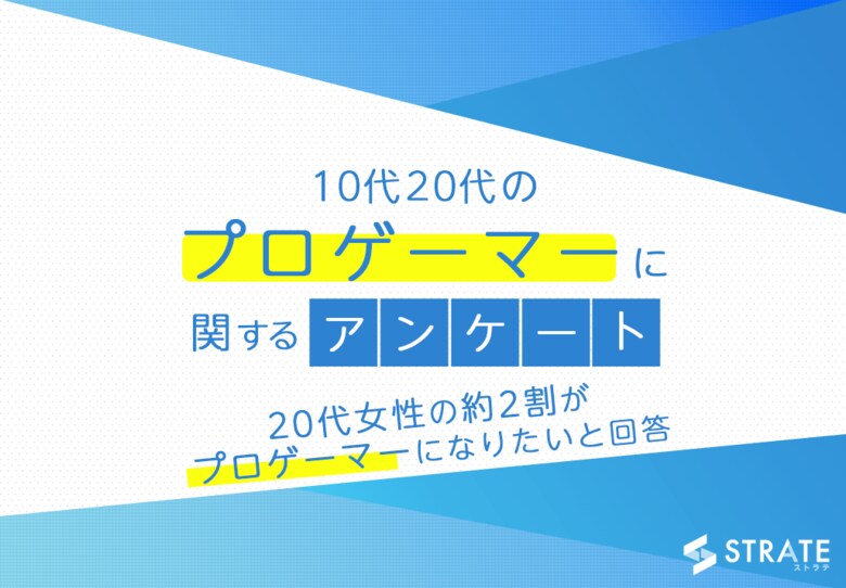 20代女性の約2割がプロゲーマーになりたいと回答【10代20代のプロゲーマーに関するアンケート】
