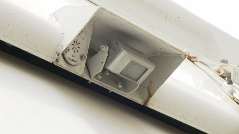 後方を確認できるカメラ