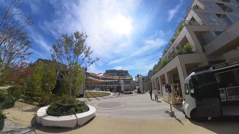 トヨタ「ウーブン・シティ」内部の様子