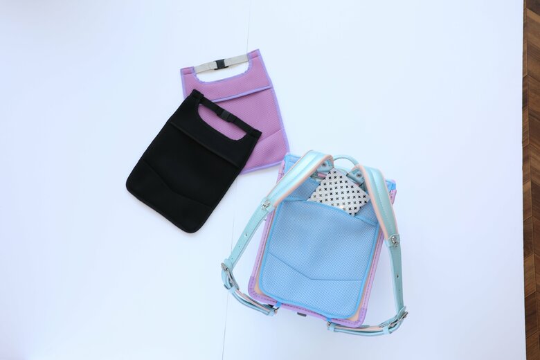 保冷剤ポケット付き背パッド（提供：株式会社ハシモト）