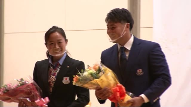 水本圭治選手・及川栞選手 母校・不来方高校で後輩にエール<岩手・矢巾町>