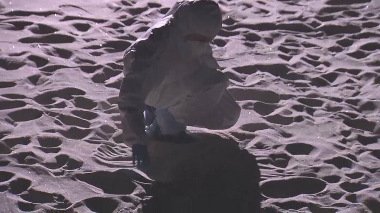 月面の砂（レゴリス）を再現した宇宙探査フィールド