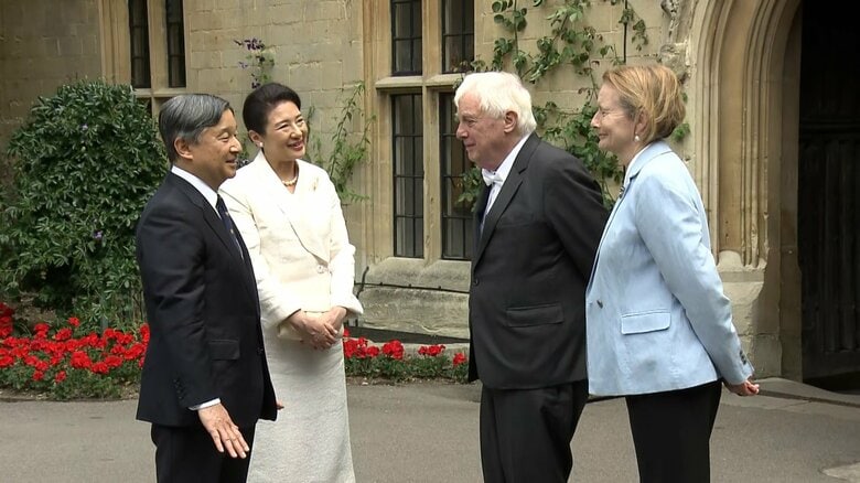 オックスフォード大学のパッテン総長とコレッジ長と　2024年6月