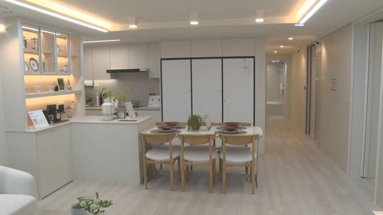 7月販売を開始したマンションのモデルルーム