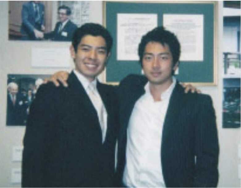 コロンビア大学院時代の学友　辻清人衆議院議員と