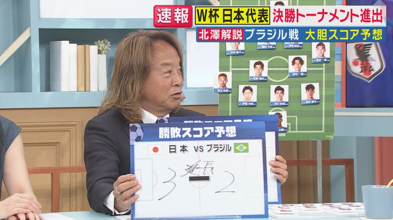 北澤豪さん（関西テレビ「旬感LIVE とれたてっ！」より）