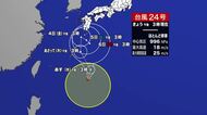 宮崎県内は大雨に注意 台風24号が発生　今後北上する見込み