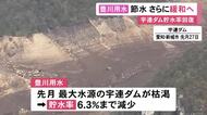 全体の貯水率61.6%まで回復…節水対策が続いている豊川用水 15日から節水率さらに緩和へ 田植え延期の要請も解除