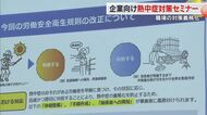 ６月から義務化された「職場での熱中症対策」岡山労働局が企業向けにセミナー実施【岡山・岡山市】