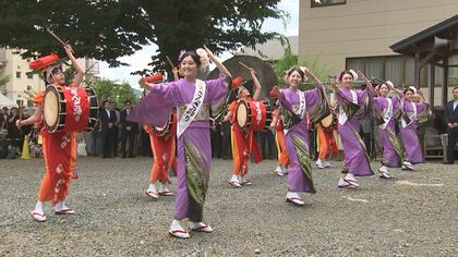 「盛岡さんさ踊り」　成功願い踊りを奉納　岩手県盛岡市