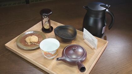 建物内にある納骨堂の後に…500年の歴史持つ寺の中に『カフェ』誕生 墓参りを終えて静かに過ごす憩いの場