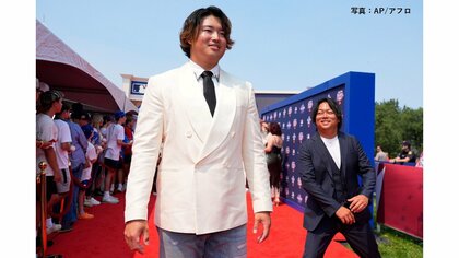 村上宗隆7回から途中出場　1打席に立ち空振り三振　160キロ超え剛速球をフルスイング　ア・リーグ完勝【MLBオールスターゲーム】
