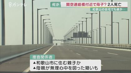 関空連絡橋 から飛び降りか 母親と幼い娘とみられる2人の死亡 関空連絡橋 から飛び降りか 母親と幼い娘とみられる2人の死亡