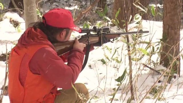 狩猟も行う平山 獲っても食べることができないものも