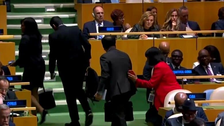 トランプ大統領「完全な破綻国家」　国連一般討論演説でキューバを批判　キューバ代表団は演説中に一斉退席｜FNNプライムオンライン