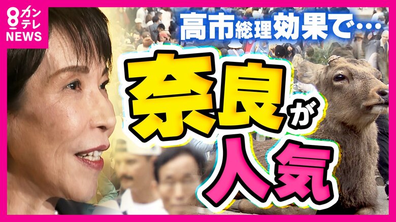 “サナ活”で盛り上がる奈良　土産物店ではグッズがずらり　高市総理のカード付き「サナ活ランチ」は7割が予約　追い風の一方で逆風も｜FNNプライムオンライン