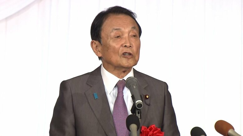 【速報】自民・麻生副総裁が当選確実に…大阪5区の与党対決は維新・梅村聡氏が当選確実、杉田水脈氏を破る｜FNNプライムオンライン