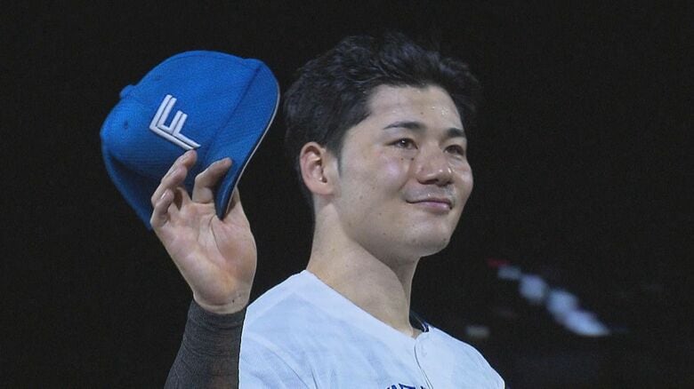 【日本ハム】清宮幸太郎「2回はないぞって思っていました」9回裏と11回裏にサヨナラチャンス 2度目の正直で決勝タイムリー 新庄監督も「打つと思いましたよ」｜FNNプライムオンライン