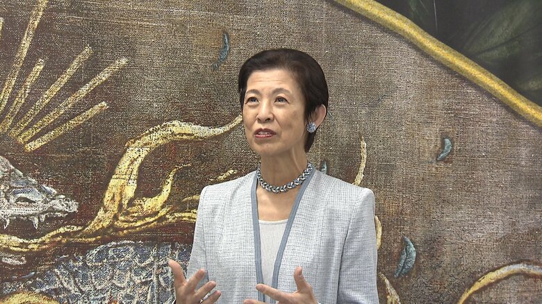 「アレグリア」の感想を話される久子さま