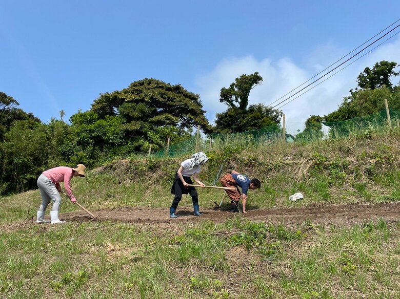 参加者は役場や一次産業などで働く