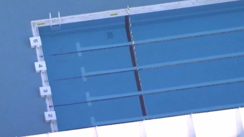 大阪市立今市中学校のプール