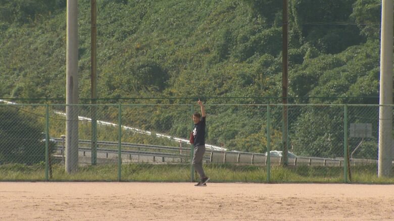 球の行方を追ったスタッフも、諦めて…